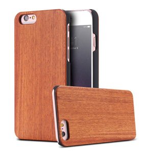 KISSCASE Genuine Bamboo Case For iPhone 6 6s Plus 100% Natural Wood Cover For iPhone 5 5s SE X 7 8 Plus 6 6s Xr Xs Max Funda Bag