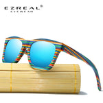 EZREAL Polarized Wooden Sunglasses Men Bamboo Sun Glasses Women Brand Designer Original Wood Glasses Oculos de sol masculino