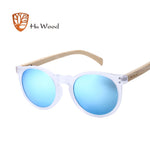 Hu Wood Brand Designer Fashion Unisex Sun Glasses Polarized Coating Mirror Sunglasses Round Male Eyewear For Men/Women GRS8003