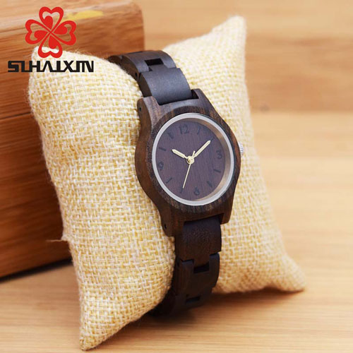 SIHAIXIN Women Watches Bamboo Top Brand Luxury Woman Small Wood Watch Ladies Minimalist Female Clock Wooden  Relogio  Feminino