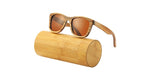 AN SWALLOW New 100% Real Zebra Wood Sunglasses Polarized Handmade Bamboo Mens Sunglass Sun glasses Men Gafas Oculos De Sol Mader