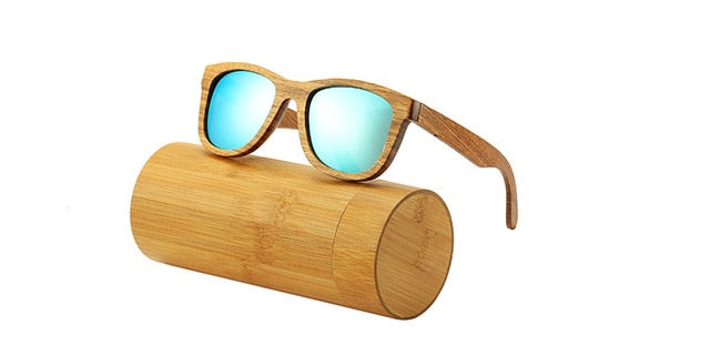 AN SWALLOW New 100% Real Zebra Wood Sunglasses Polarized Handmade Bamboo Mens Sunglass Sun glasses Men Gafas Oculos De Sol Mader