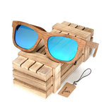 BOBO BIRD Vintage Bamboo Wooden Sunglasses Handmade Polarized Mirror Fashion Eyewear sport glasses in Wood Box