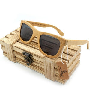 BOBO BIRD Vintage Bamboo Wooden Sunglasses Handmade Polarized Mirror Fashion Eyewear sport glasses in Wood Box