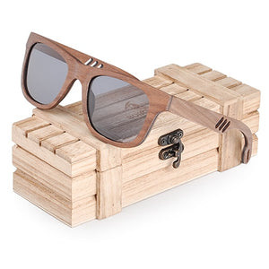 BOBO BIRD Fashionable Men Sunglasses Women Wooden Sun Glasses Bamboo Polaroid Ladies Hollow Arms Eyewear Summer Wood box