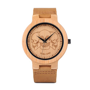 BOBO BIRD Watch Men Wooden Lifelike Print Dial Face Quartz Watches Fashion 3D Visual Timepieces as Gift relogio masculino