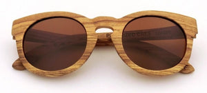 BARCUR Zebra Wood Sunglasses Women Polarized UV400 Brand Male Driving glasses sunglasses men Oculos de sol masculino