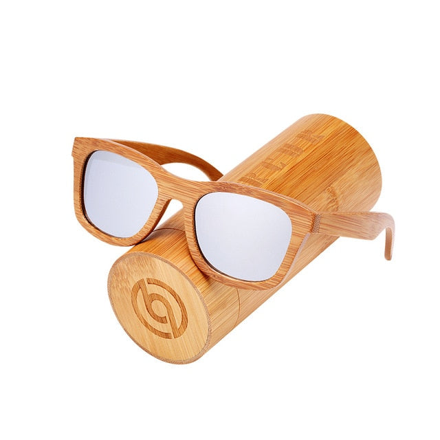 BARCUR Retro Men Sun glasses Women Polarized Sunglasses Bamboo Handmade Wood Sunglasses Beach Wooden Glasses Oculos de sol